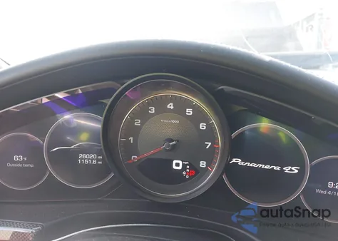 2018 Porsche Panamera 4S from USA, damaged, VIN WP0AB2A77JL132520